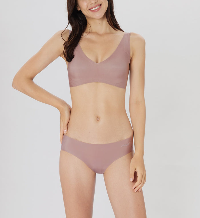 SLOGGI ZERO FEEL SOFT BRA - FOGGY MAUVE