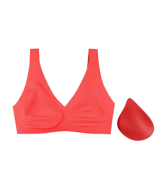 SLOGGI ZERO FEEL SOFT BRA - ROUGE