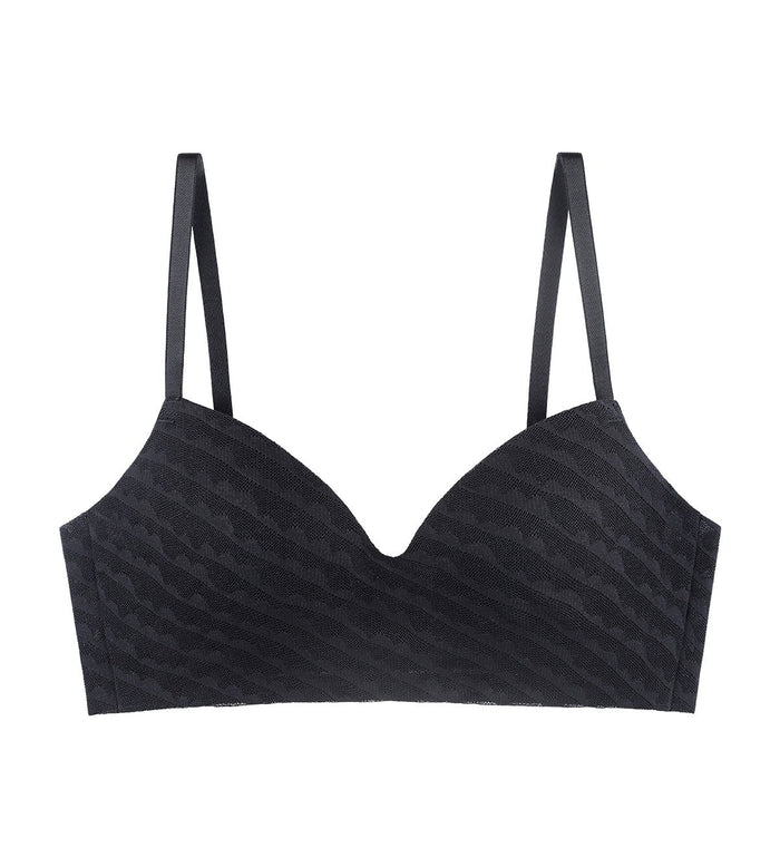 SLOGGI ZERO LACY BRA - BLACK