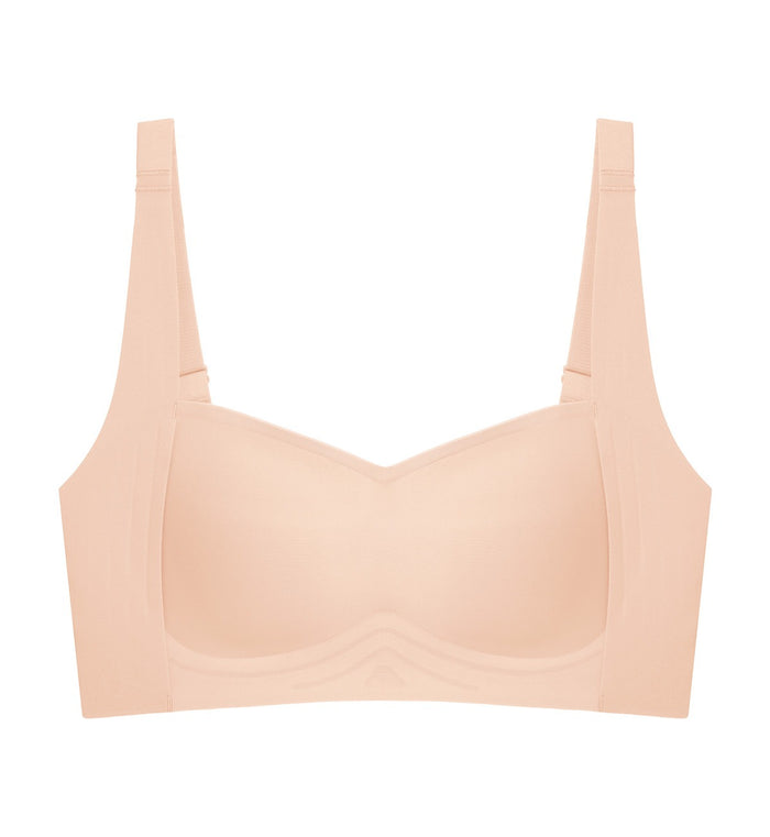 Smooth Infinity Non-Wired Padded Bra - SOFT PRALINE