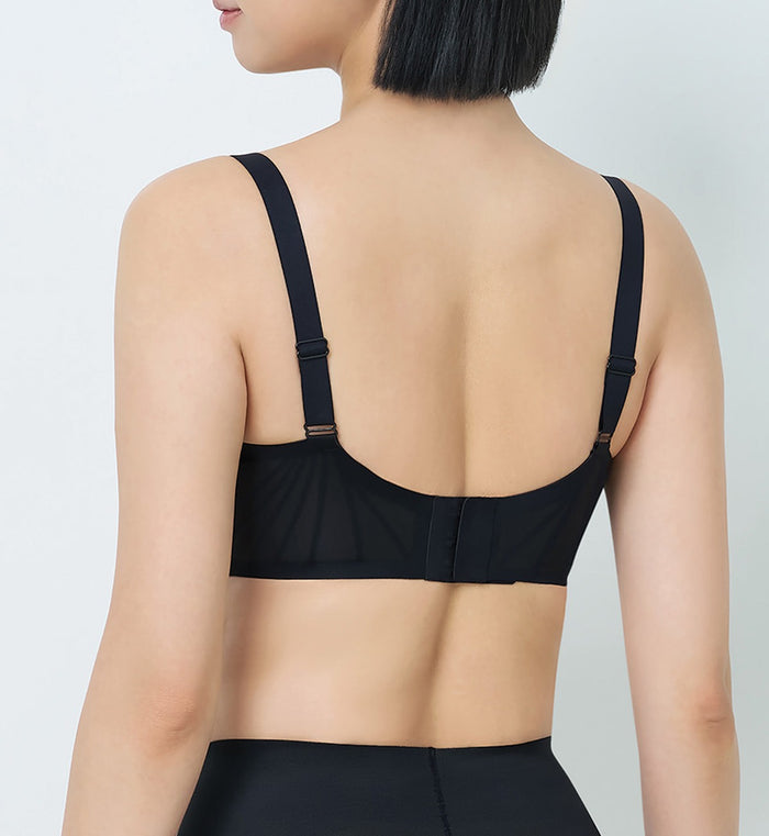 Smooth Infinity Non-Wired Padded Bra - BLACK