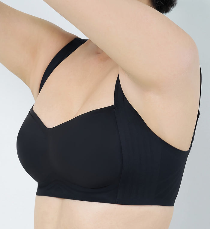 Smooth Infinity Non-Wired Padded Bra - BLACK