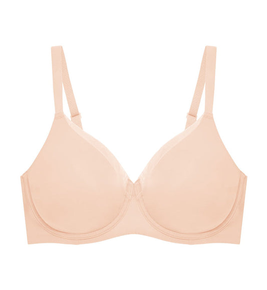 Smooth Infinity Wired Padded Bra - SOFT PRALINE