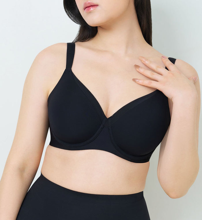 Smooth Infinity Wired Padded Bra - BLACK