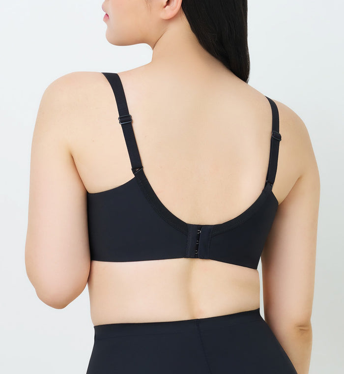 Smooth Infinity Wired Padded Bra - BLACK