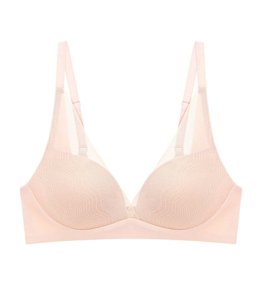 SMOOTH SENSATION MAGIC PUSH UP DEEP V BRA - FIG PINK