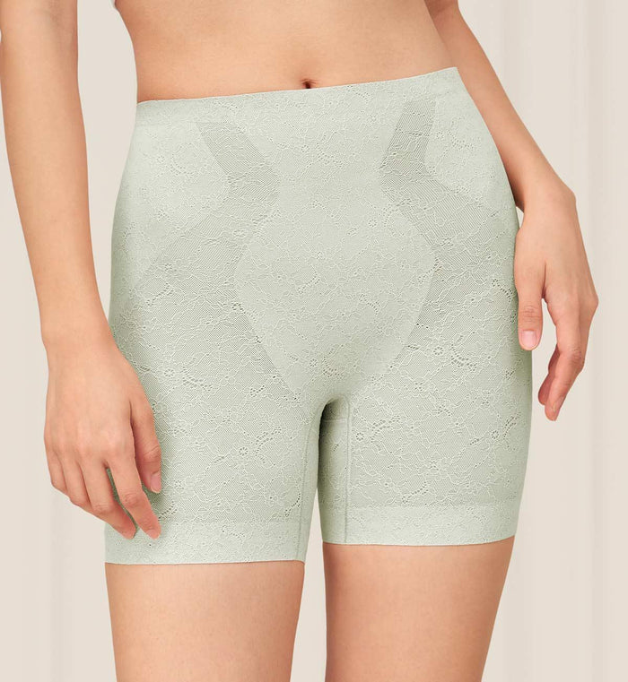 SMOOTHING LACE BODY SHAPER - FOREST FROST