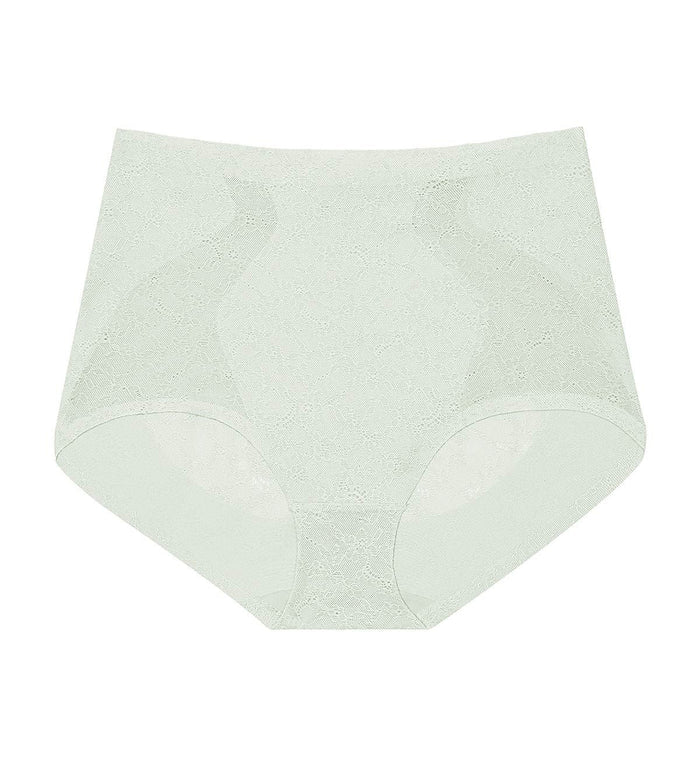 SMOOTHING LACE BODY SHAPING BRIEF - FOREST FROST