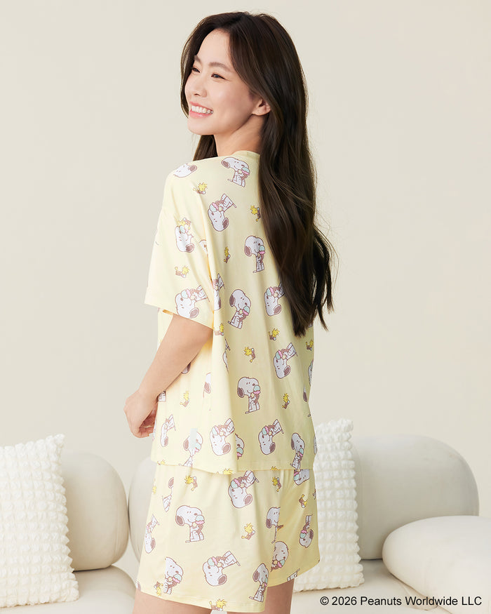 Snoopy Collection, Brushed Jersey Pajama Set
