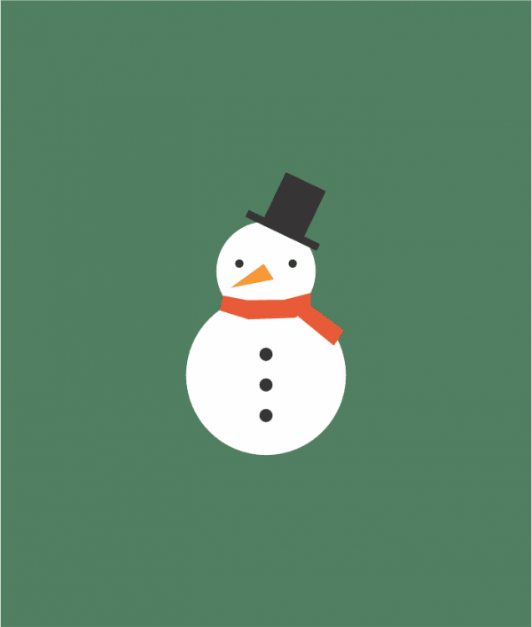 Snowman Cuffed Knit Toque - Millie + Moose