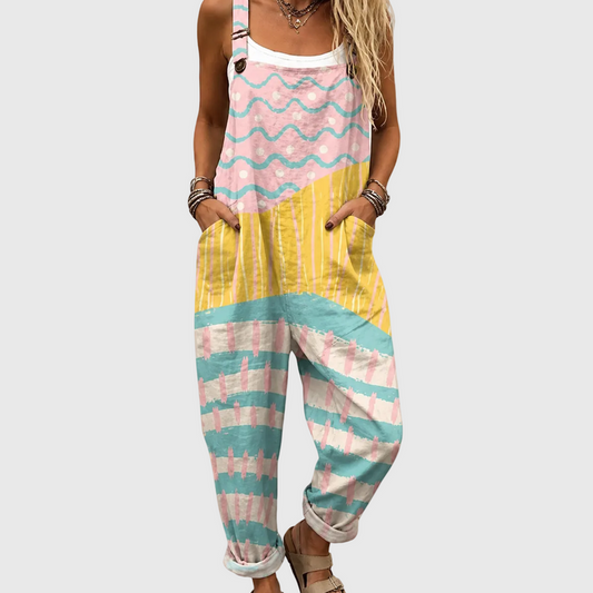 Soft Multicolor Pastel Jumpsuit