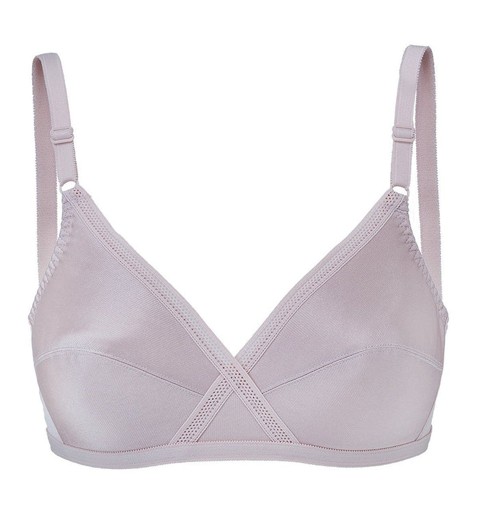 SOLFEGE NON WIRED PADDED BRA - FIG PINK