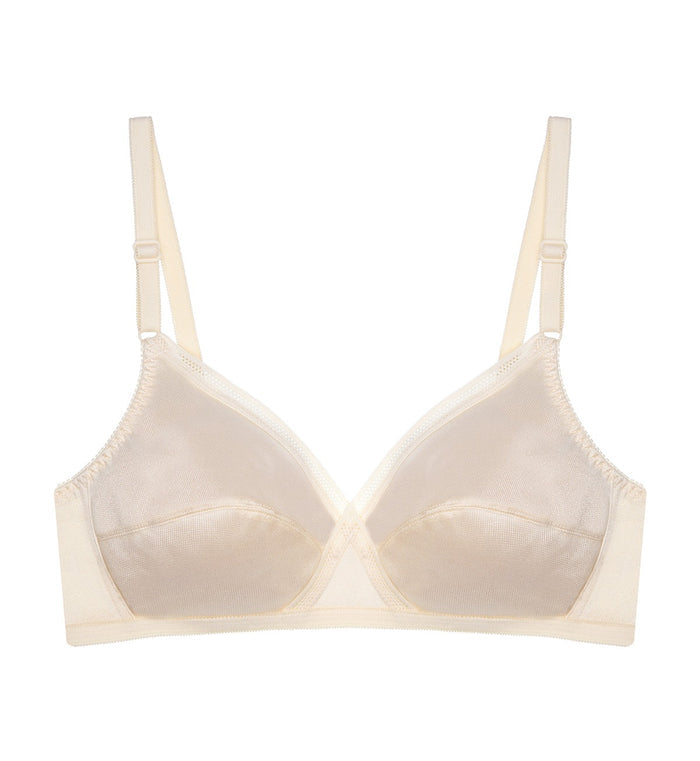 SOLFEGE NON WIRED PADDED BRA - FRESH POWDER