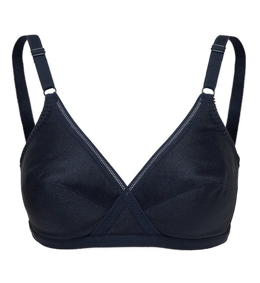 SOLFEGE NON WIRED PADDED BRA - BLACK