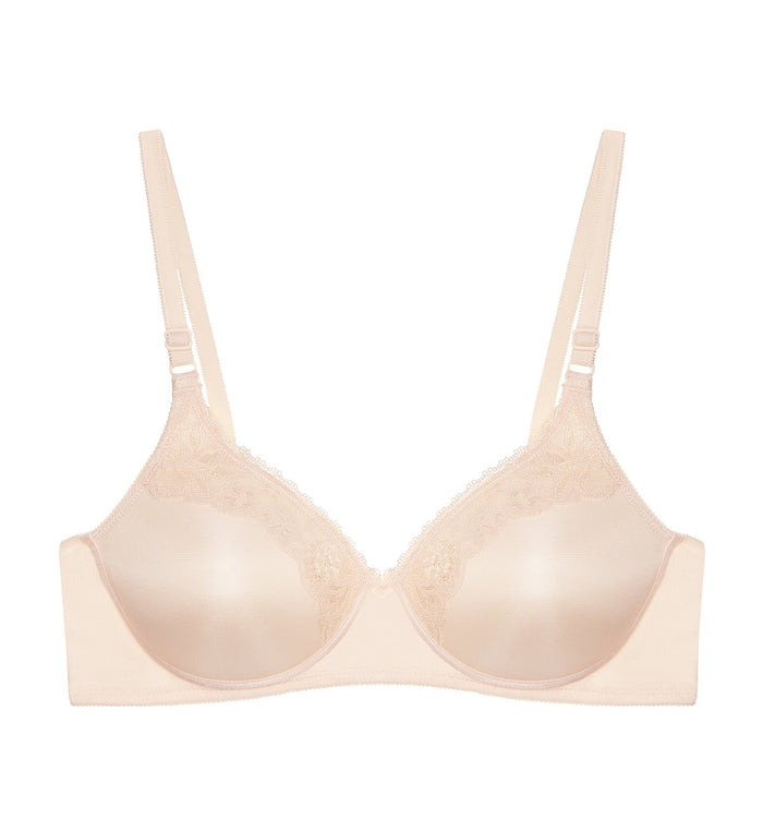 SOLFEGE NON WIRED PADDED BRA - FRESH POWDER