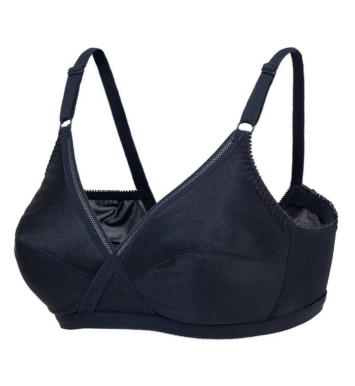 SOLFEGE NON WIRED PADDED BRA - BLACK
