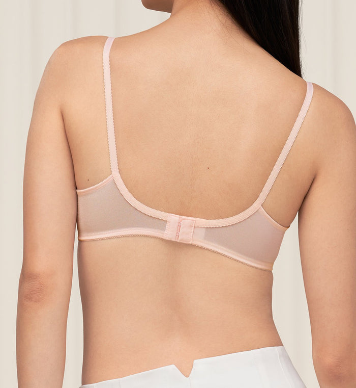 SOLFEGE NON WIRED PADDED BRA - PEARL