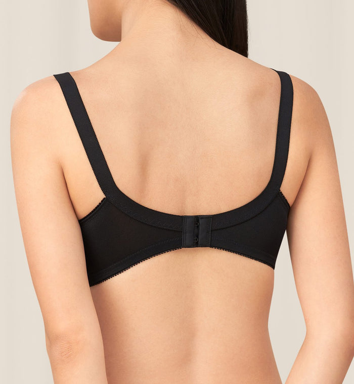 SOLFEGE NON WIRED PADDED BRA - BLACK