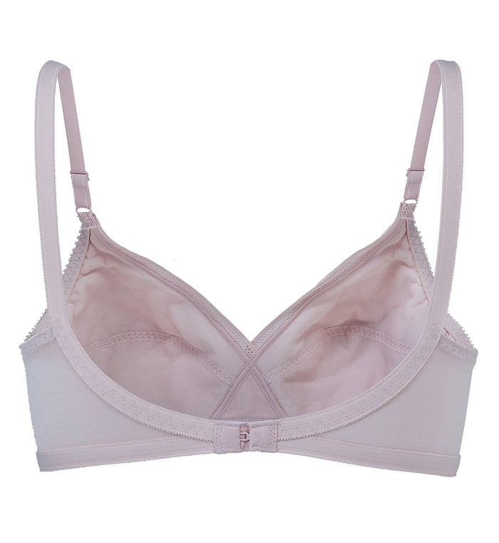 SOLFEGE NON WIRED PADDED BRA - FIG PINK