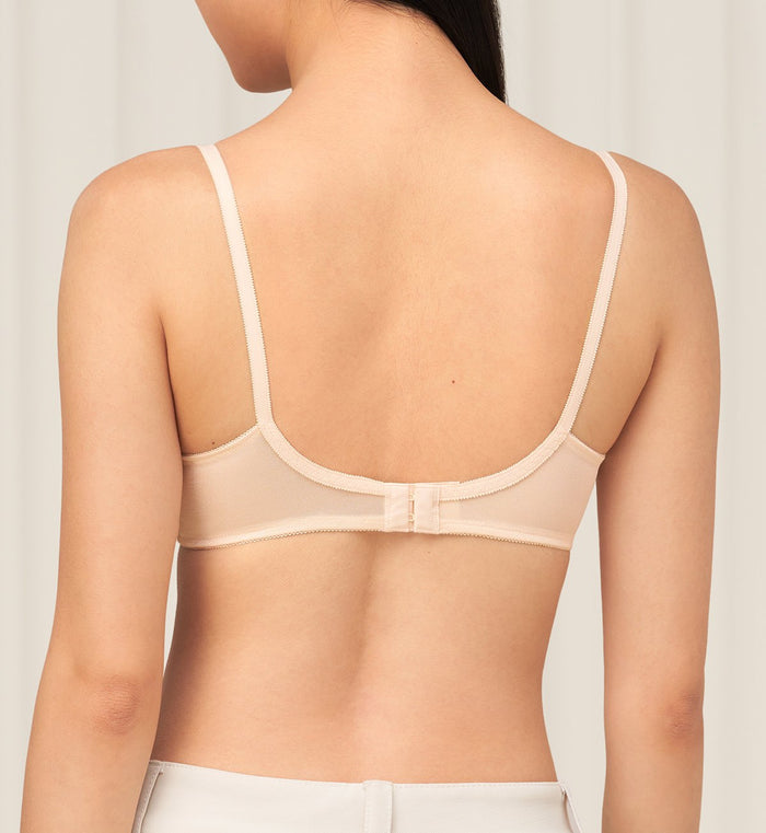 SOLFEGE NON WIRED PADDED BRA - FRESH POWDER