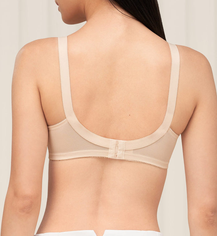 SOLFEGE NON WIRED PADDED BRA - FRESH POWDER