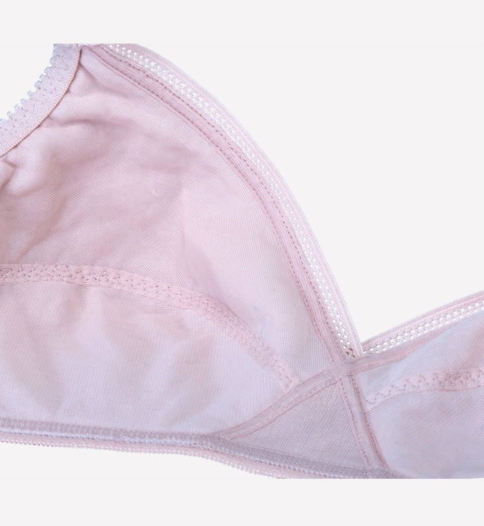 SOLFEGE NON WIRED PADDED BRA - FIG PINK