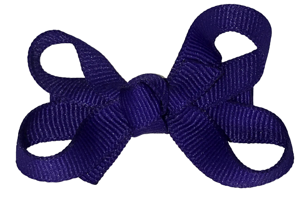 dark purple bow