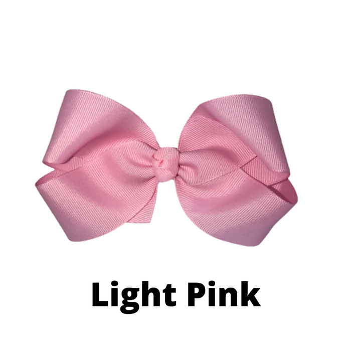light pink bow