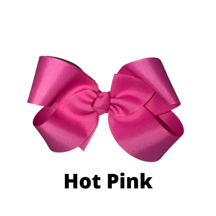 hot pink bow