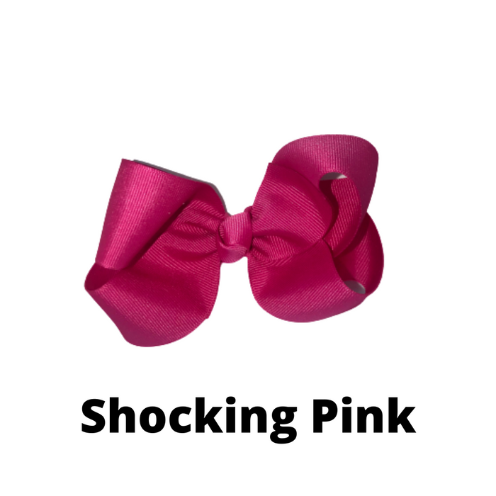 dark pink bow
