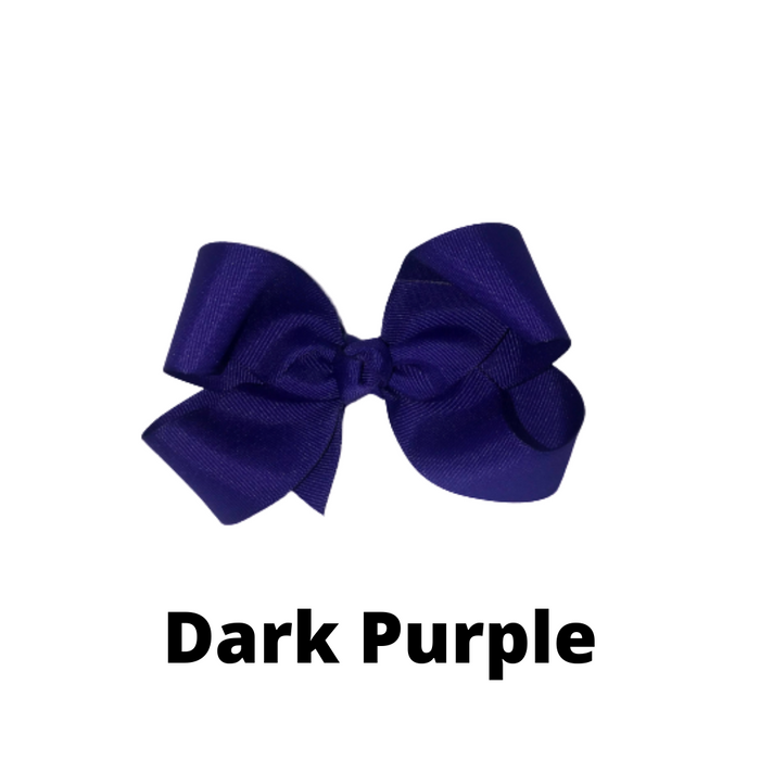 dark purple bow