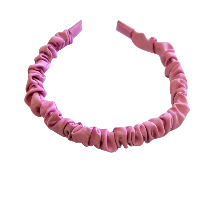 rose ruched headband