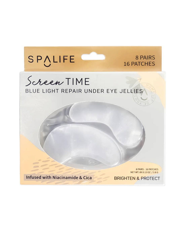 SPA LIFE Screen Time Blue Light Repair Under Eye Masks - 8 Pairs