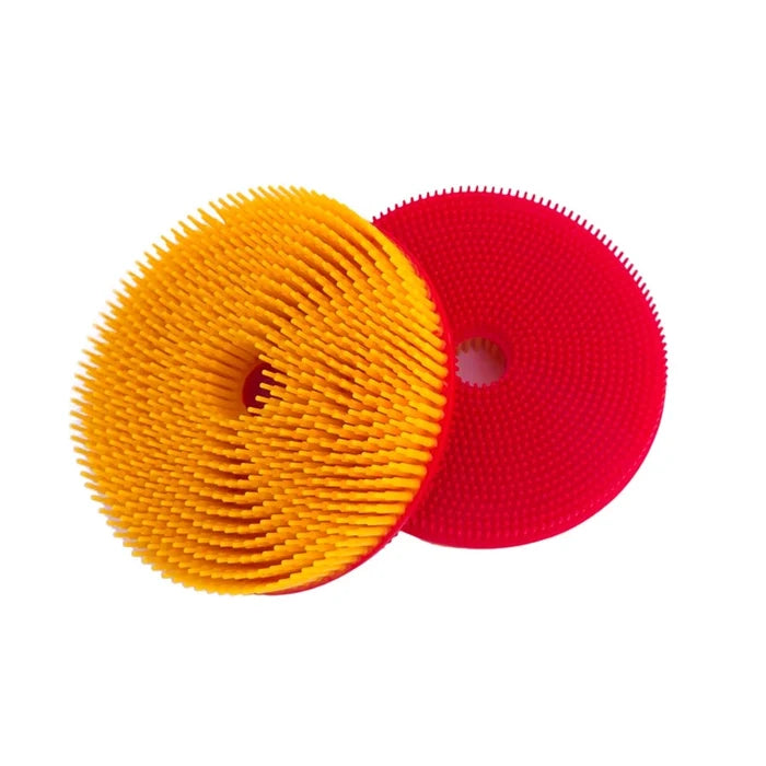 orange and red circle brush