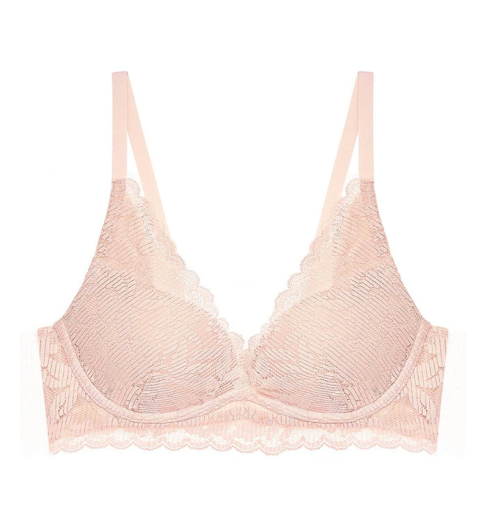 STYLE BLESSED WIRED PUSH UP BRA - SOFT MAUVE