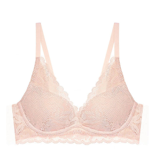 STYLE BLESSED WIRED PUSH UP BRA - SOFT MAUVE