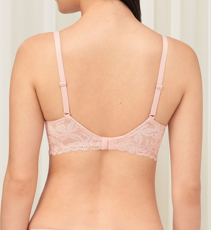STYLE BLESSED WIRED PUSH UP BRA - SOFT MAUVE
