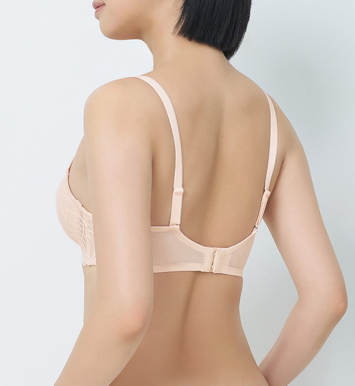 Style Double Push Wired Push Up Bra - FRESH POWDER