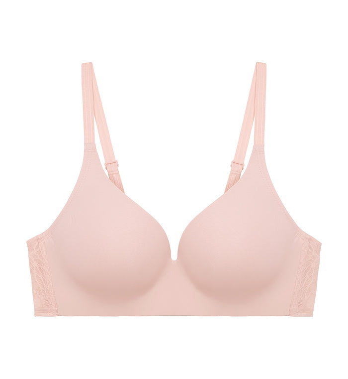 STYLE LEAFY NON-WIRED PADDED BRA - SOFT MAUVE