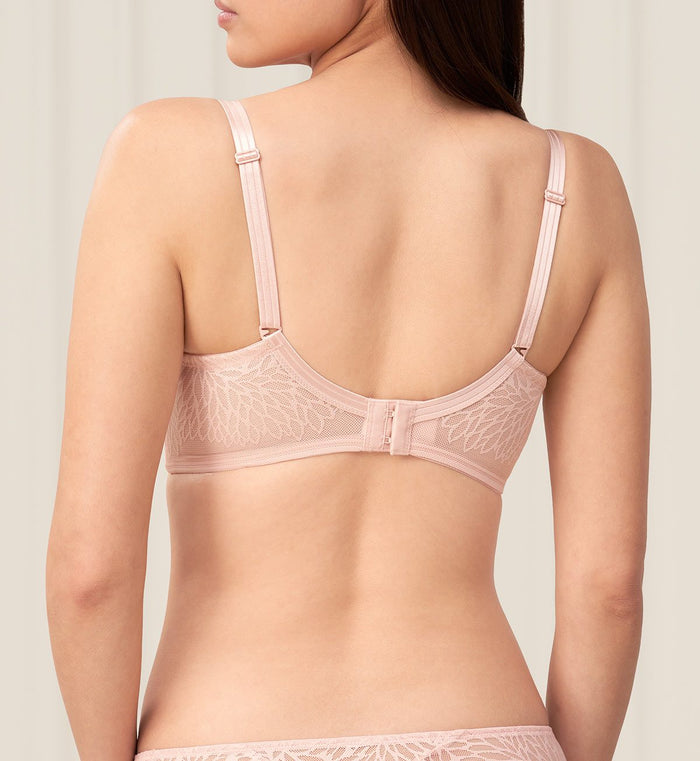 STYLE LEAFY NON-WIRED PADDED BRA - SOFT MAUVE