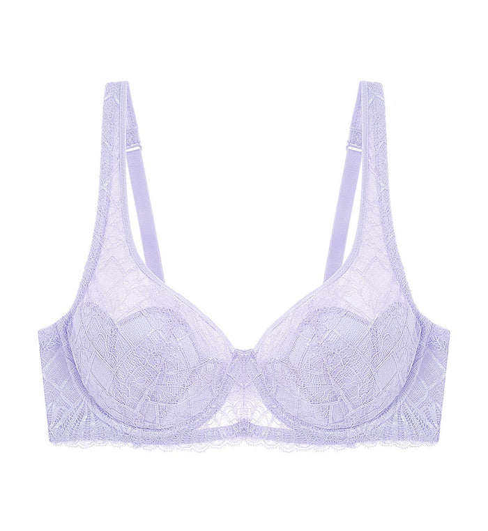 Style Shell Wired Padded Bra - MISTY LILAC