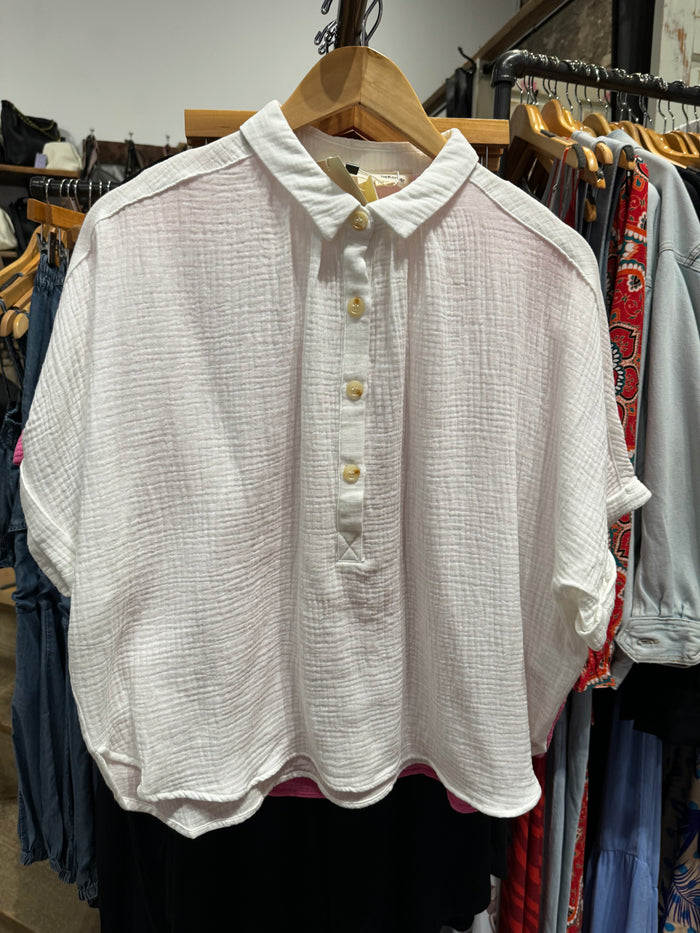 THE KORNER GAUZE BLOUSE