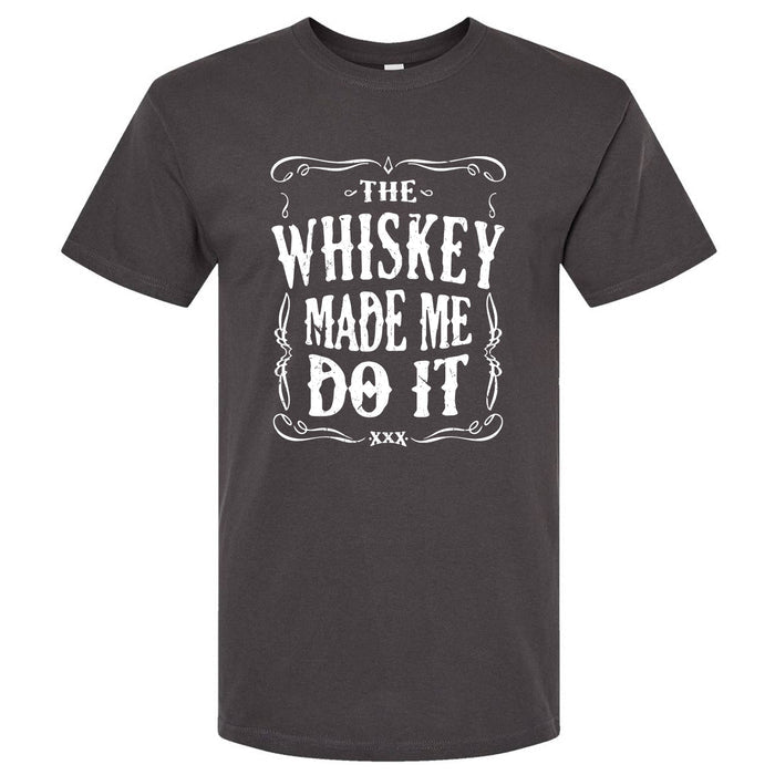 The Whiskey Made Me Do It Men's T-Shirt | Funny Shirt