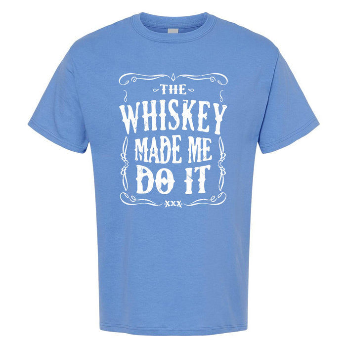 The Whiskey Made Me Do It Men's T-Shirt | Funny Shirt