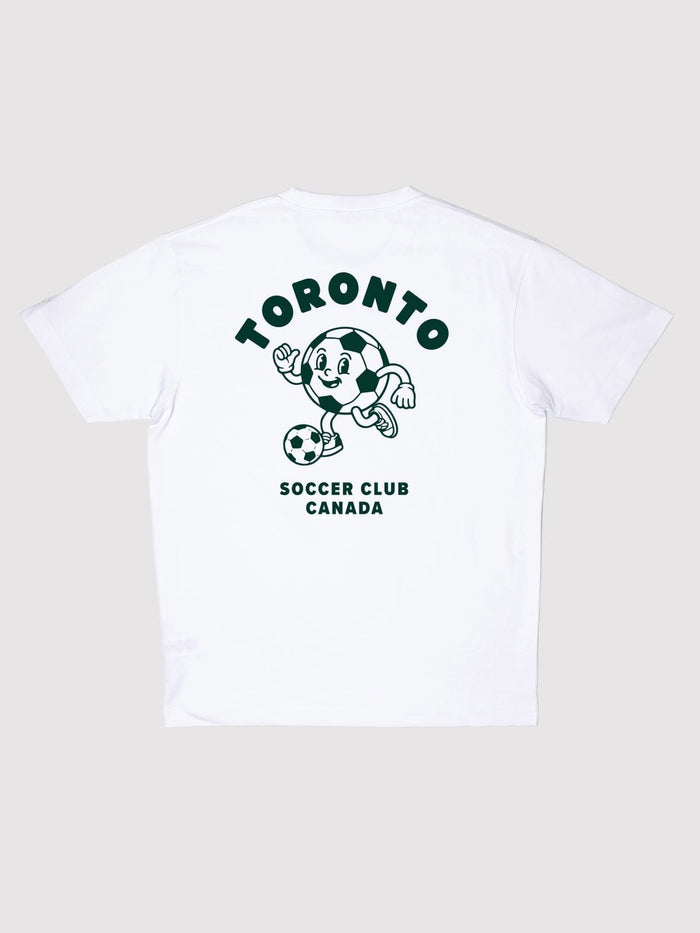 Toronto Soccer Club - Oversized White Tee - Millie + Moose