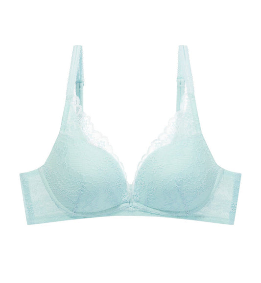 Tri-Air Lite Breeze Non-Wired Push Up Deep V Bra - MISTY TURQUOISE