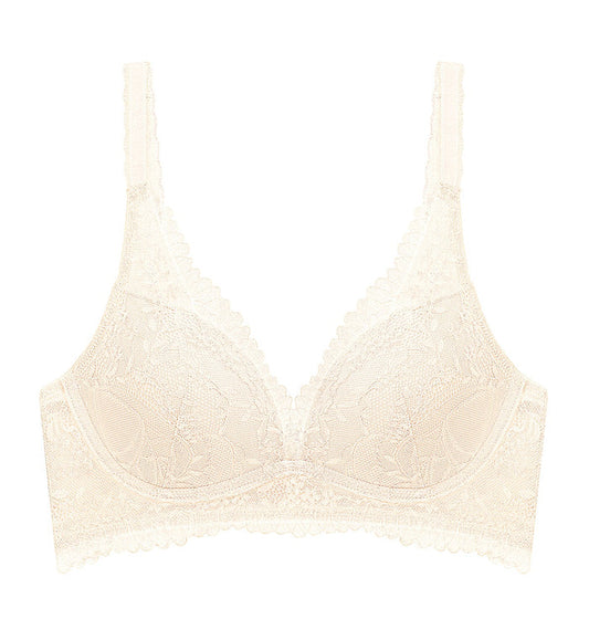 Tri-Air Lite Delight Non-Wired Push Up Deep V Bra - PAPIRO