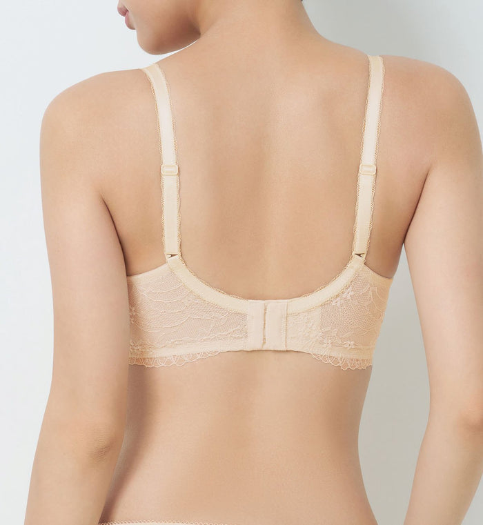 Tri-Air Lite Delight Non-Wired Push Up Deep V Bra - PAPIRO
