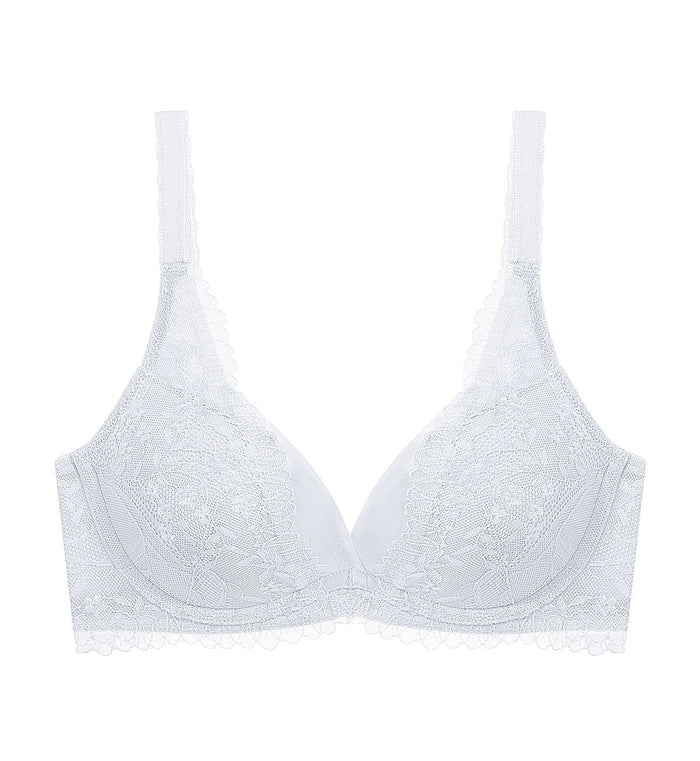 Tri-Air Lite Delight Wired Push Up Deep V Bra - WISTERIA