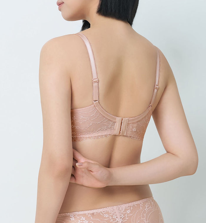 Tri-Air Lite Delight Wired Push Up Deep V Bra - SOFT MAUVE